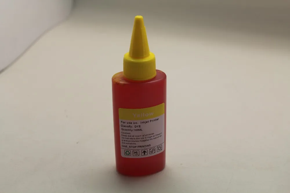 Универсальные 4 цветные красящие чернила для Epson 4 Colo 100 мл для hp Premium Dye Ink, обычные чернила для принтера Canon, все модели