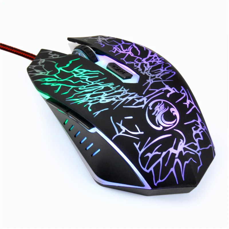 IMice оптическая игровая мышь 6 кнопок 1600 dpi X5 профессиональная проводная для