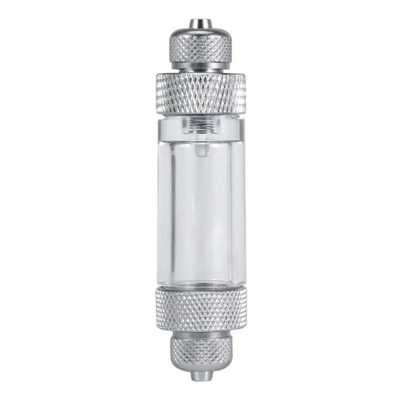 Один двойной углекислый газ пузырьковый счетчик голова водяное растение для