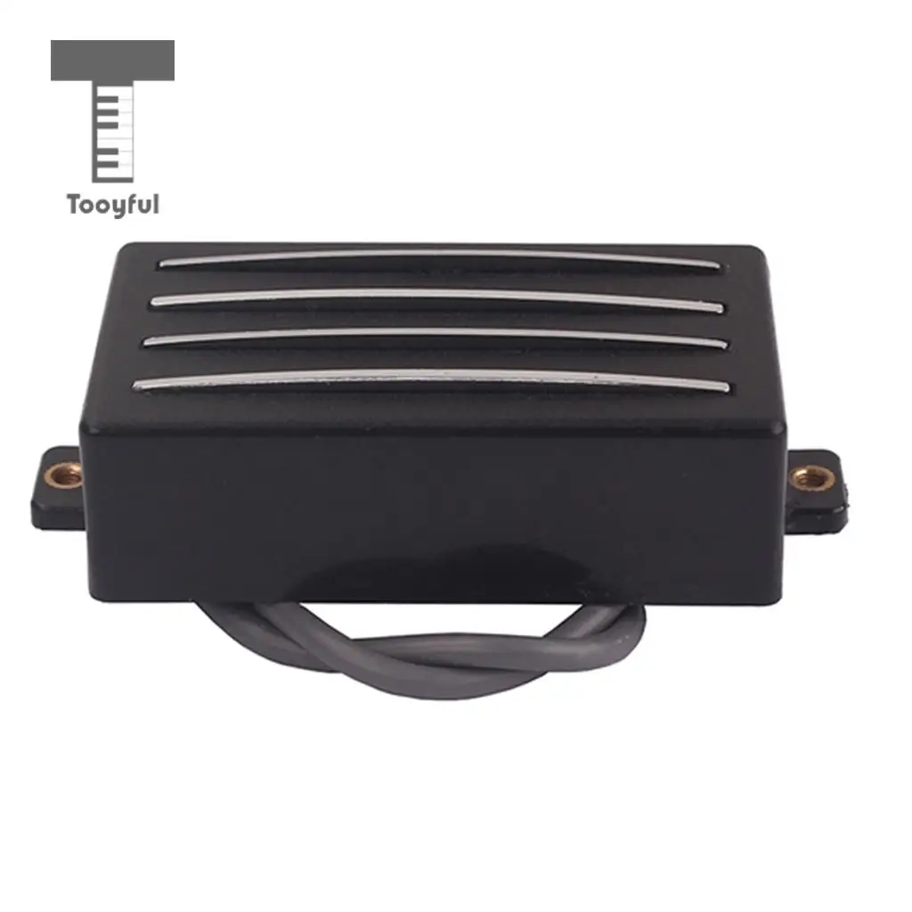 Tooyful Black Quad Hot Rails хамбакер Пикап 4 лезвия для сигары коробка/электрогитары запчасти