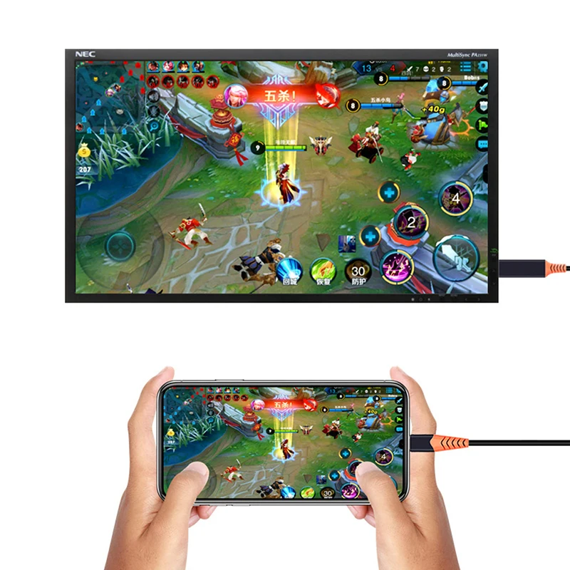 60 Гц тип-c HDMI кабель HD 1080 P конвертер адаптер видео кабель для HD ТВ цифровой AV для samsung S8 S9 huawei mate 10 Xiaomi