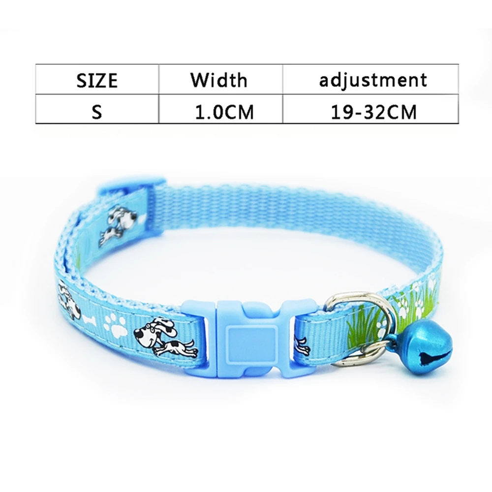 Ошейник для кошек с колокольчиком собак щенков котят товары милый ошейник