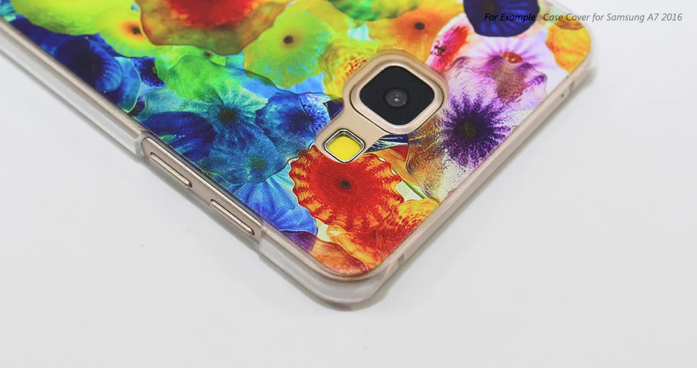 Чехол с аниме для samsung Galaxy A3 A5 A7 A8 A9 Pro, жесткий прозрачный пластиковый чехол для телефона из поликарбоната, Лидер продаж