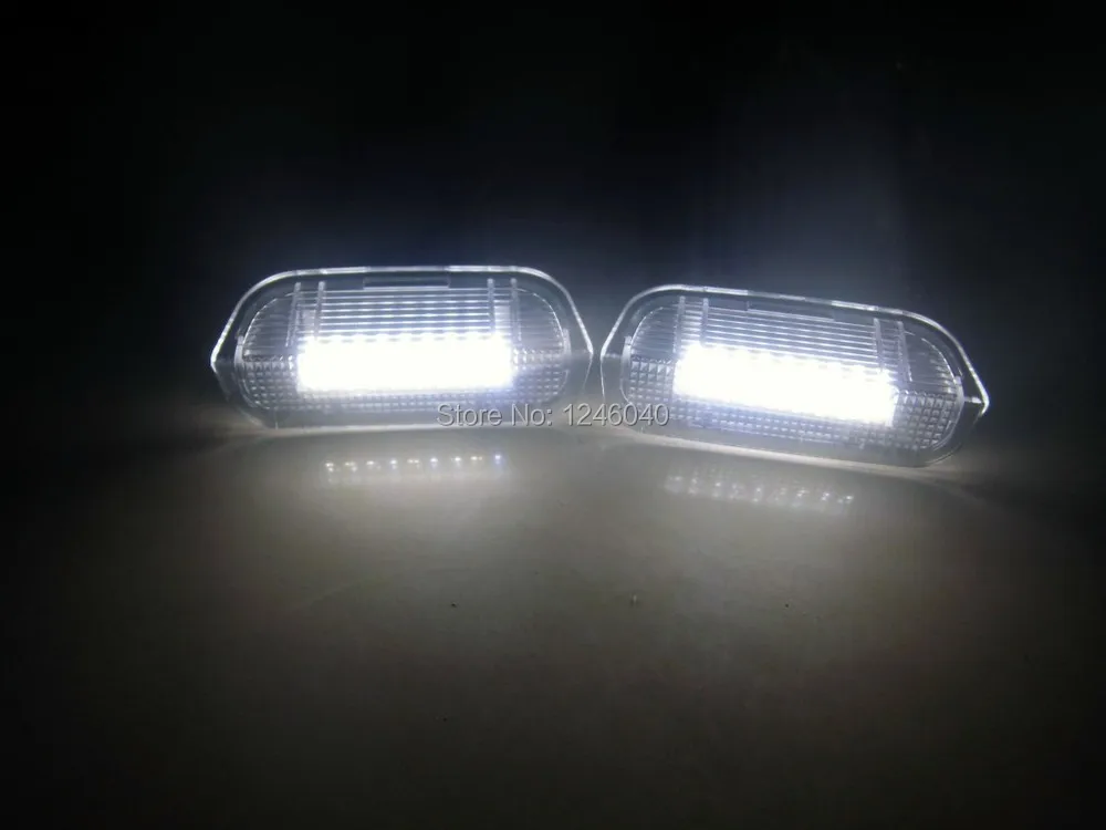 Белый/красный корпус 18LED вежливый дверной светильник для Porsche Cayenne 2011~ 958 Skoda Superb 08~ 10 Seat Alhambra 2011