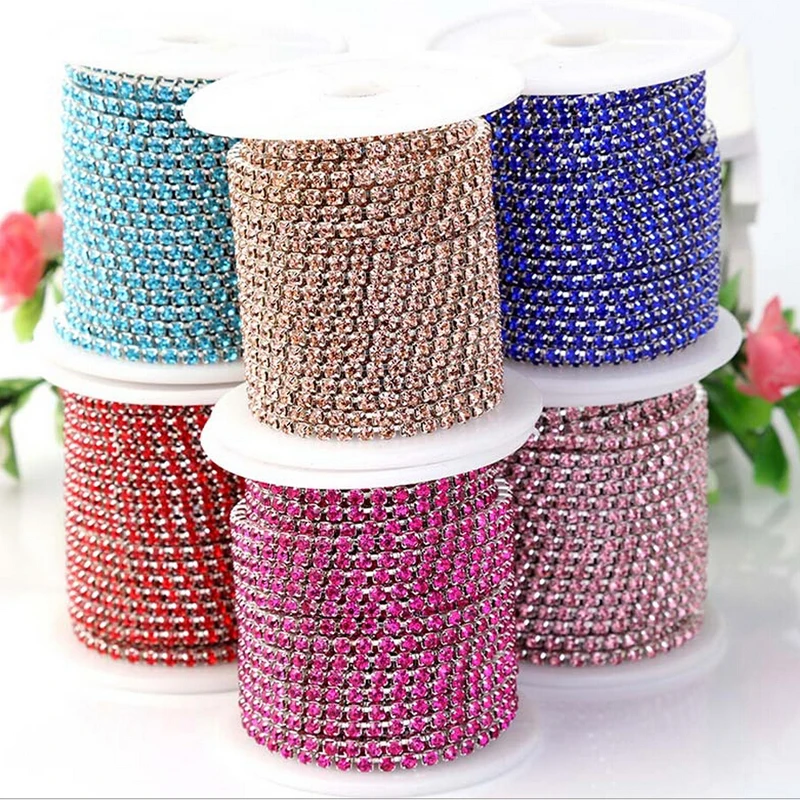 Черная серебристая основа 4 размера стразы чашка цепь свадебное платье для