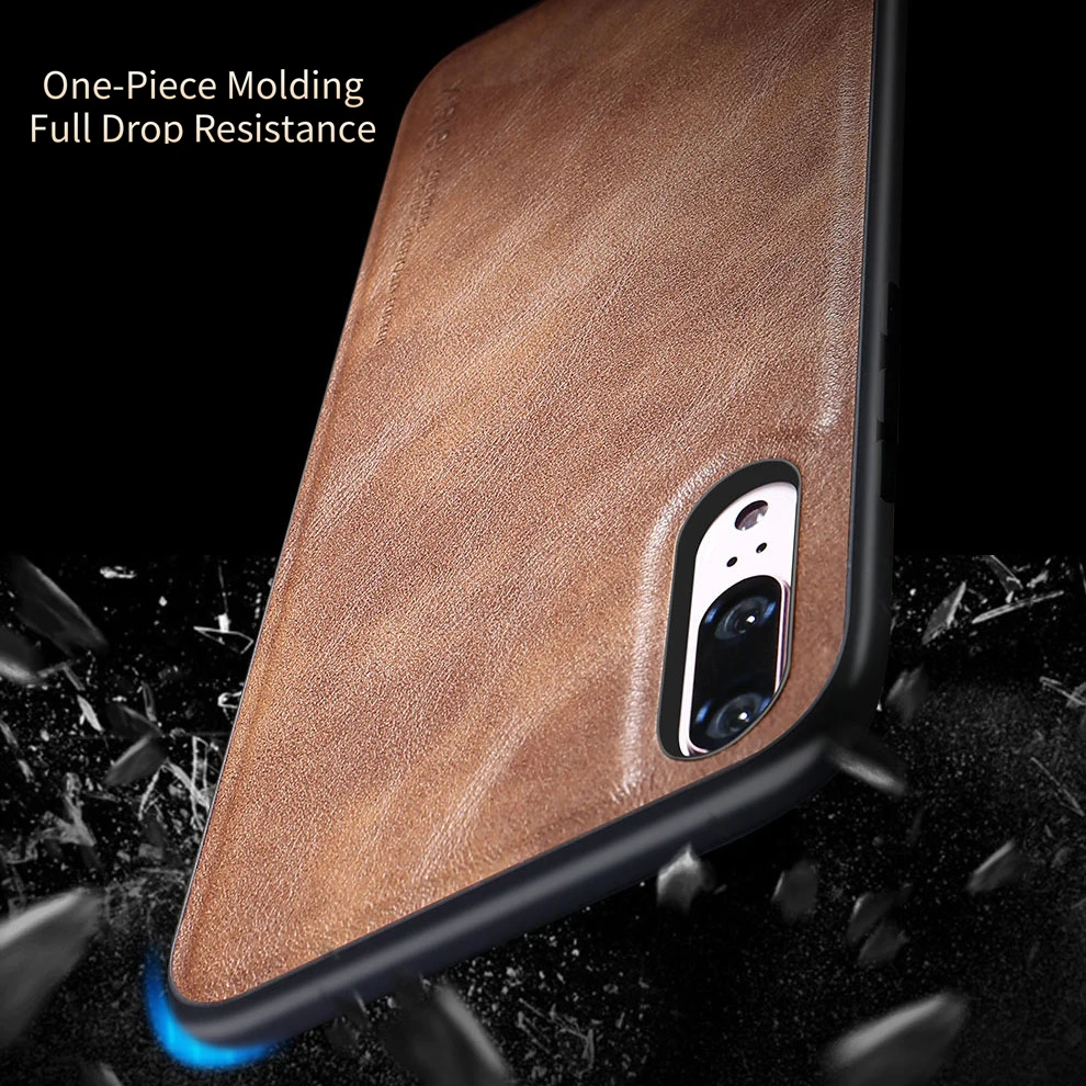 Кожаный чехол X Level для Huawei P30 Pro оригинальный мягкий силиконовый из ТПУ задней