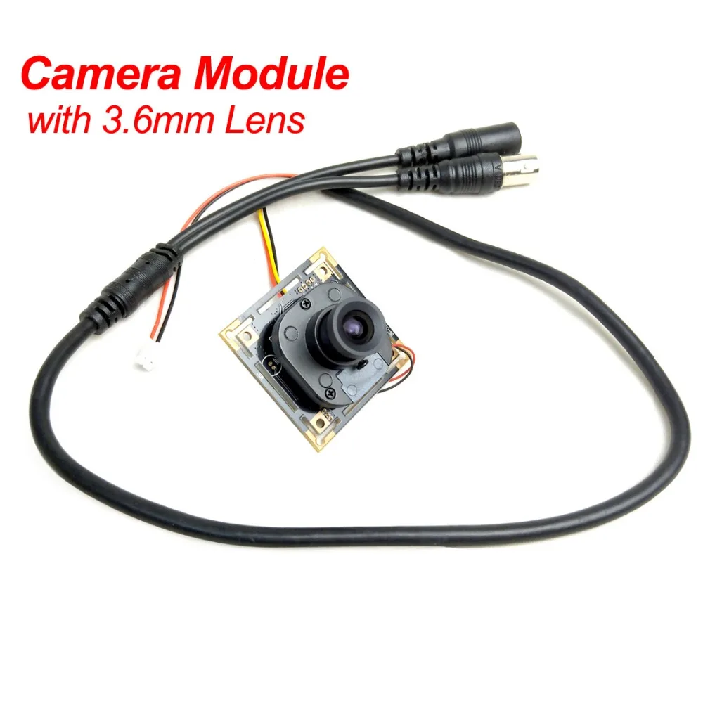 HD 1200TVL CMOS 960H IR CUT Filter Security Camera 3 6 MM Lens Mini Board Module|Камеры видеонаблюдения| |