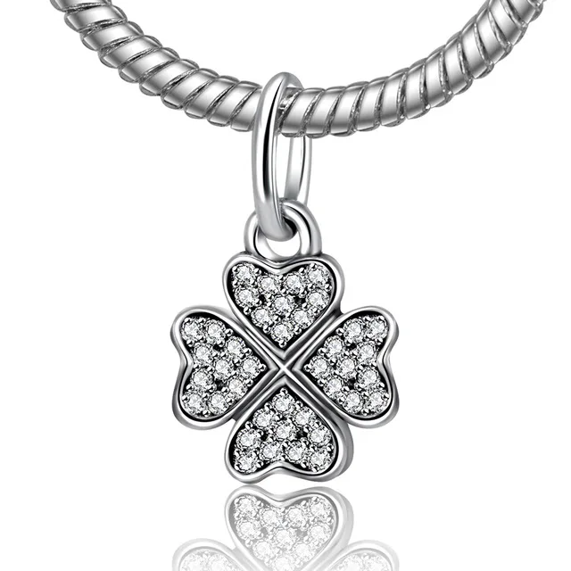 Горячая Распродажа 925 стерлингового серебра кулон из бисера браслеты с