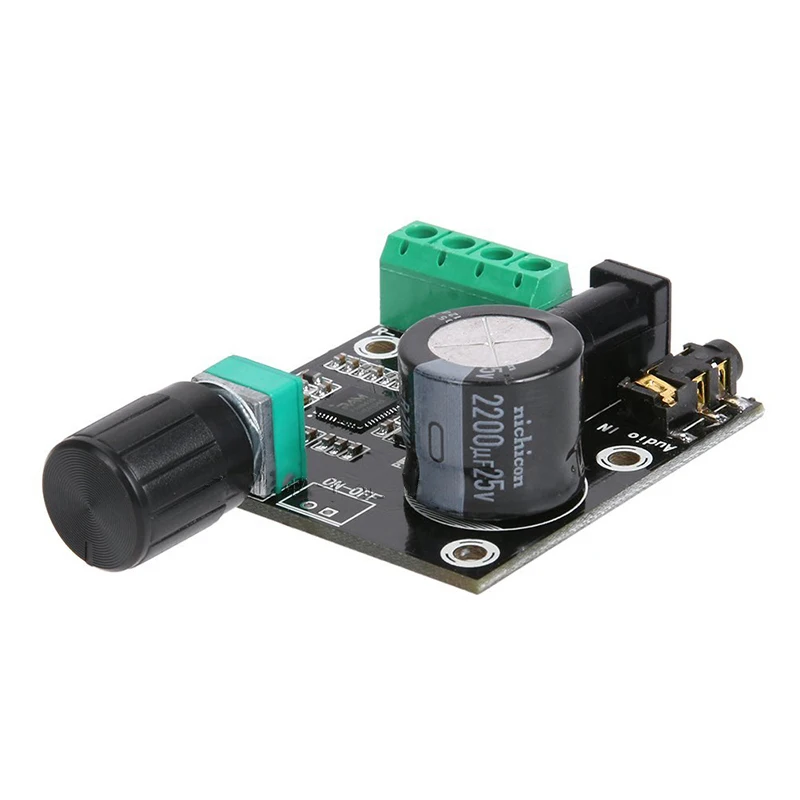 AIYIMA PAM8610 класса D Цифровой усилитель аудио плата DC 12 В супер тонкий 2x15 Вт DIY Звук домашний усилитель