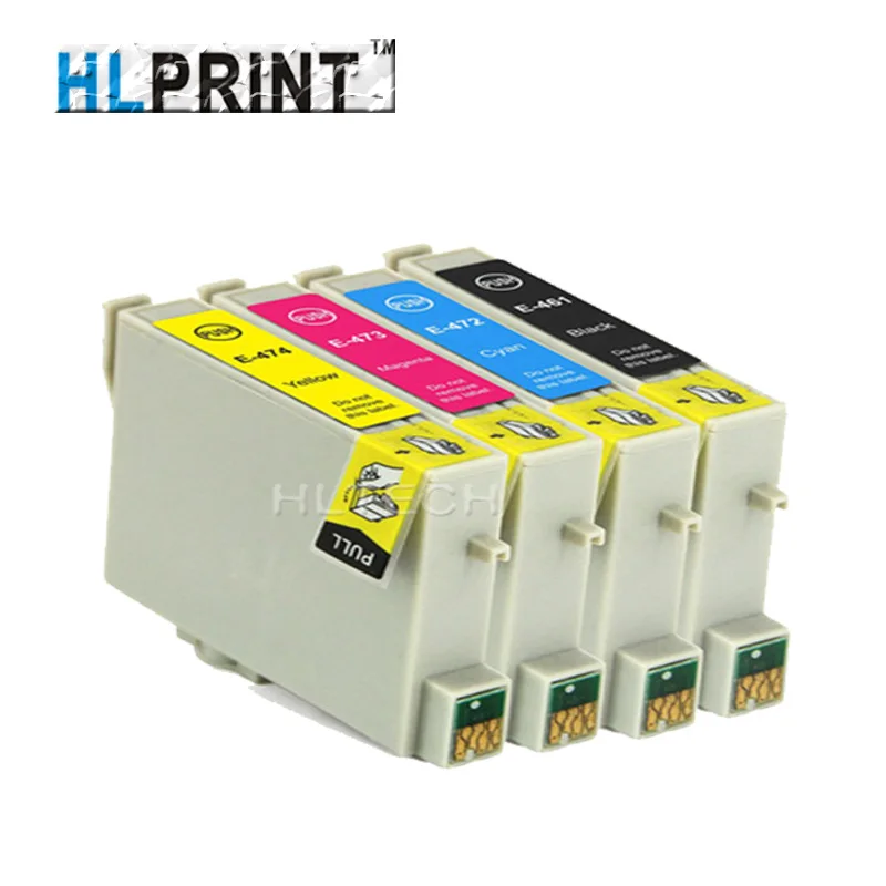 4 шт. чернильный картридж T0461/71/72/73/74 совместимый для Epson Stylus C63 C65 C83 C85 CX3500 CX4500 CX6300