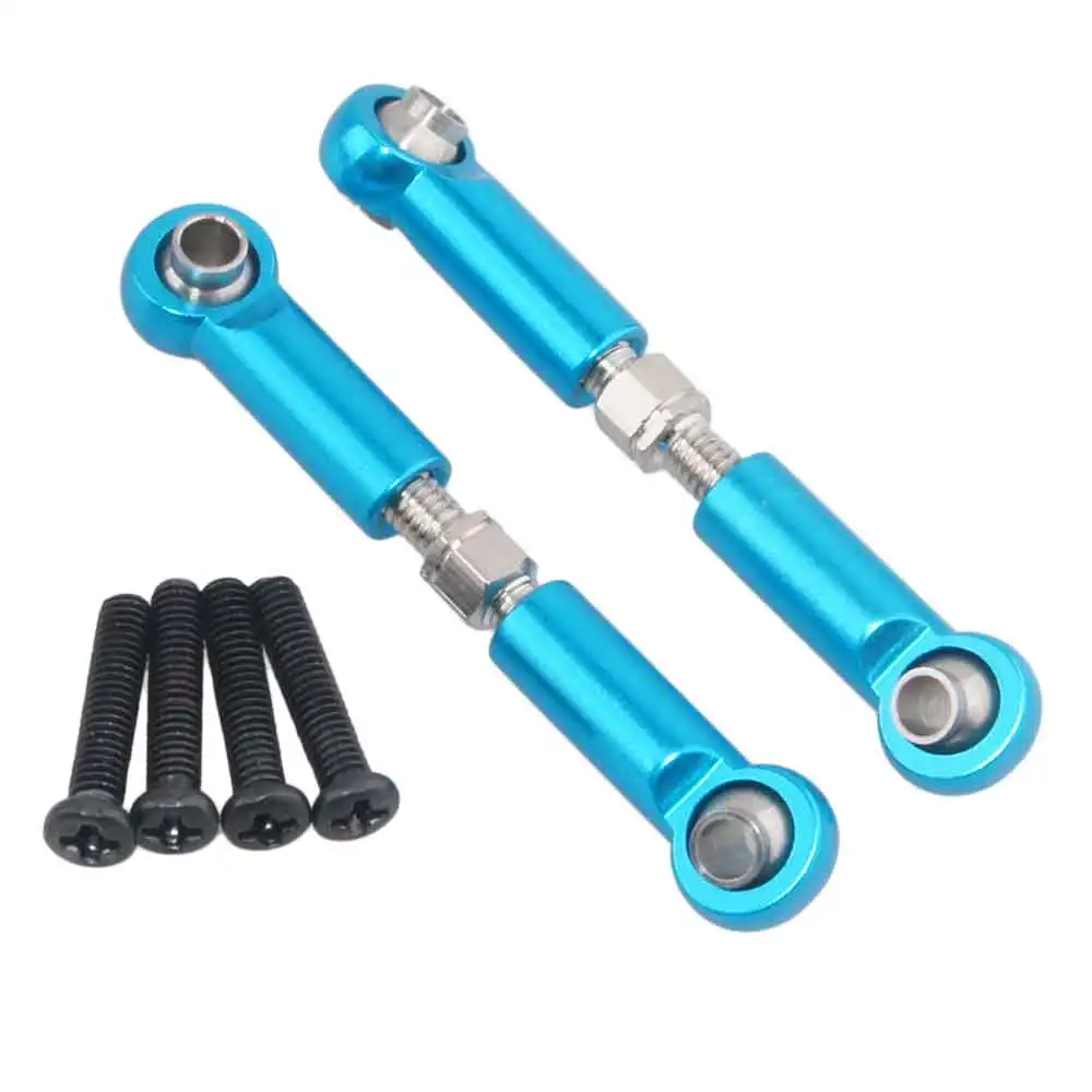 2 шт. Регулируемая тяга Алюминиевый F/R сервопривод руля для Rc хобби модель