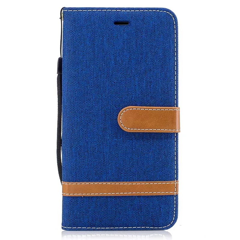 Royal Blue Хит, новинка, B118, хит, цветной Чехол-книжка с подставкой для samsung Galaxy J3 J5 A3 A5, тканевый чехол для Motorola Moto G4 G5 Plus - Цвет: Royal Blue