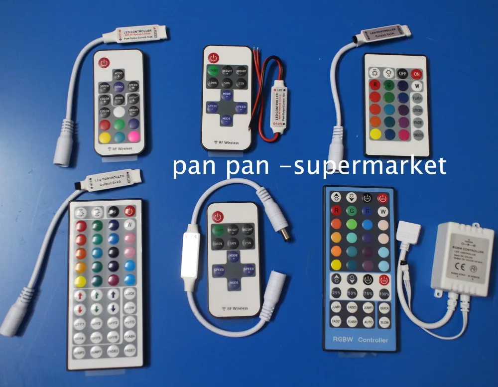 Для светодиодных лент 3528 5050 RGB светильник Mini 3/24/44 Key ИК Удаленный беспроводной