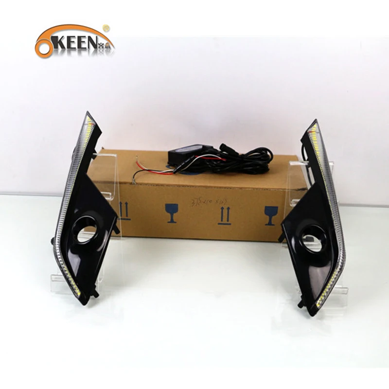 OKEEN 2шт светодиодный Автомобильные дневные ходовые огни для Mazda CX 3 CX3 2016 2017 2018