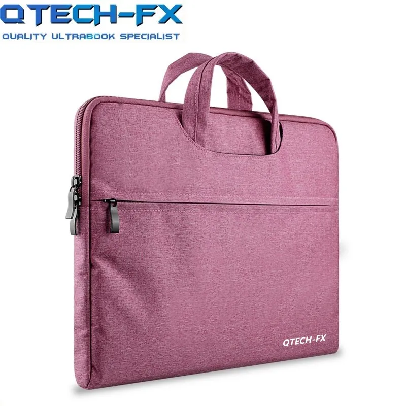 2019 Fashion Laptop Handbag 13.3/14/15/15.6inch Men and Women Sleeve bag for QTECH Lenovo HP Dell Notebook Computer Gift Pink | Компьютеры