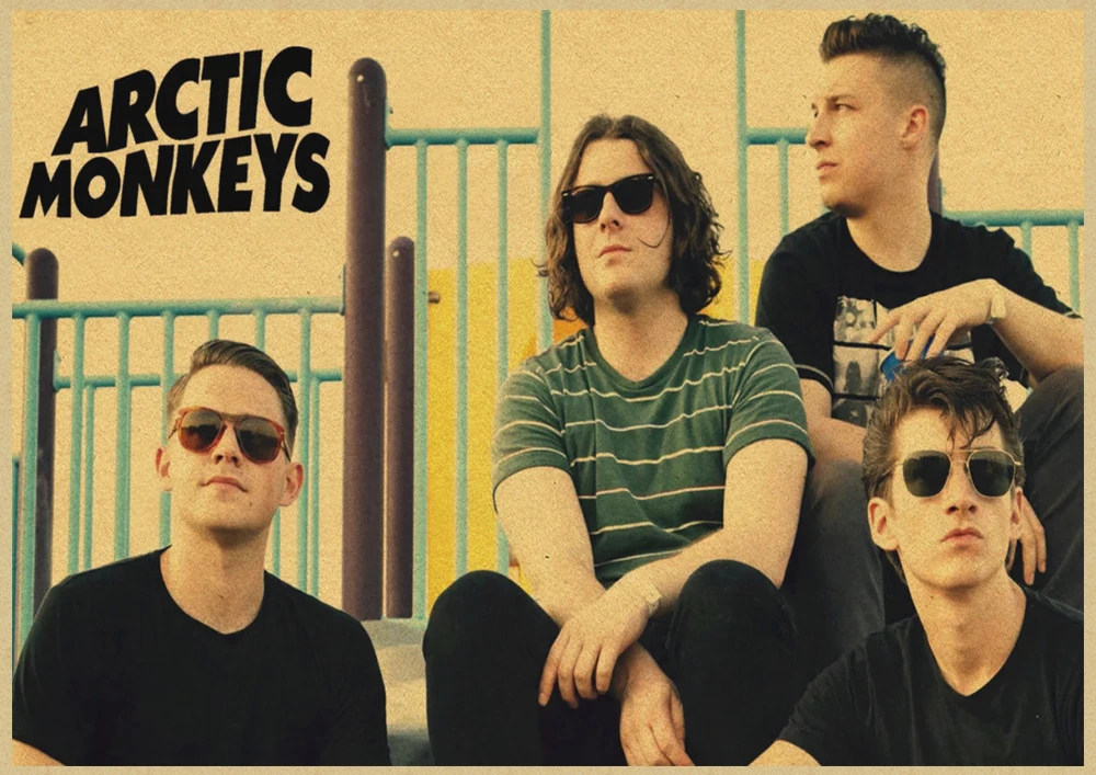 Рок-Группа Arctic Monkeys крафт-бумага плакат настенный домашний бар плакаты домашний декор
