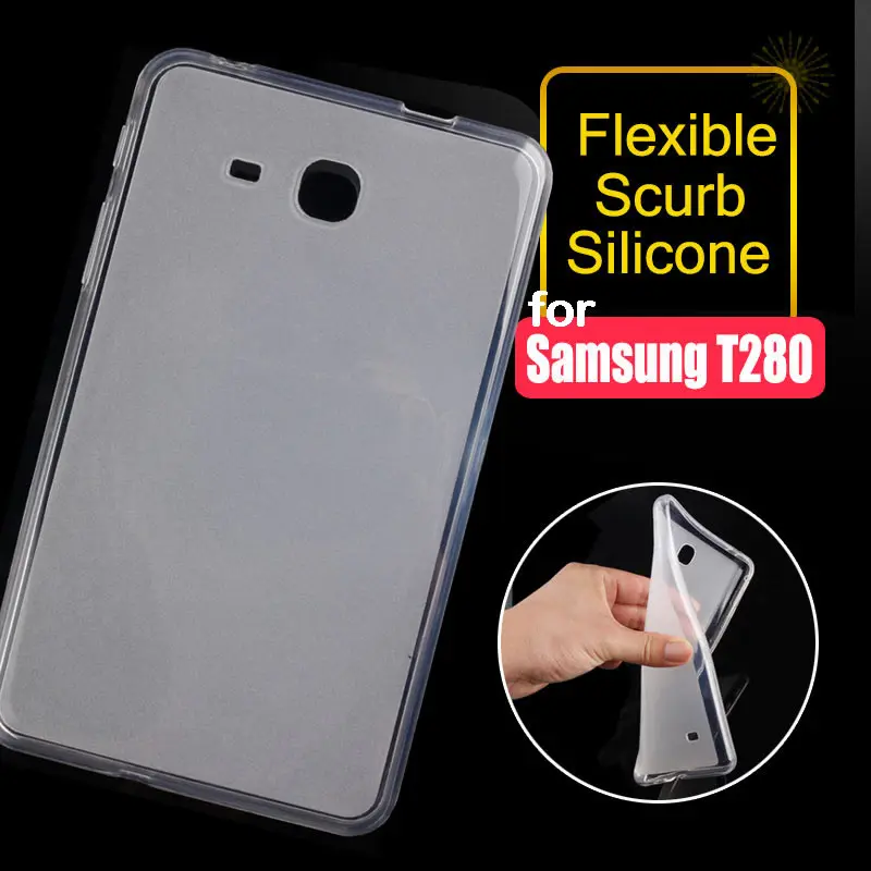 Силиконовый гибкий Мягкий противоударный защитный чехол для планшета Samsung Galaxy Tab