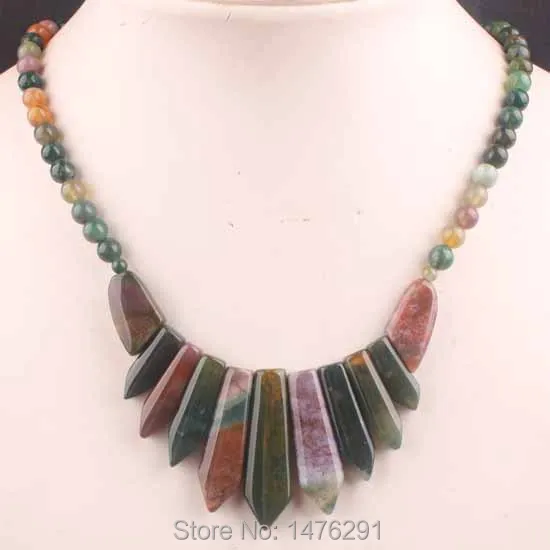 Новое ожерелье из натурального индийского оникса 18 дюймов L | Украшения и