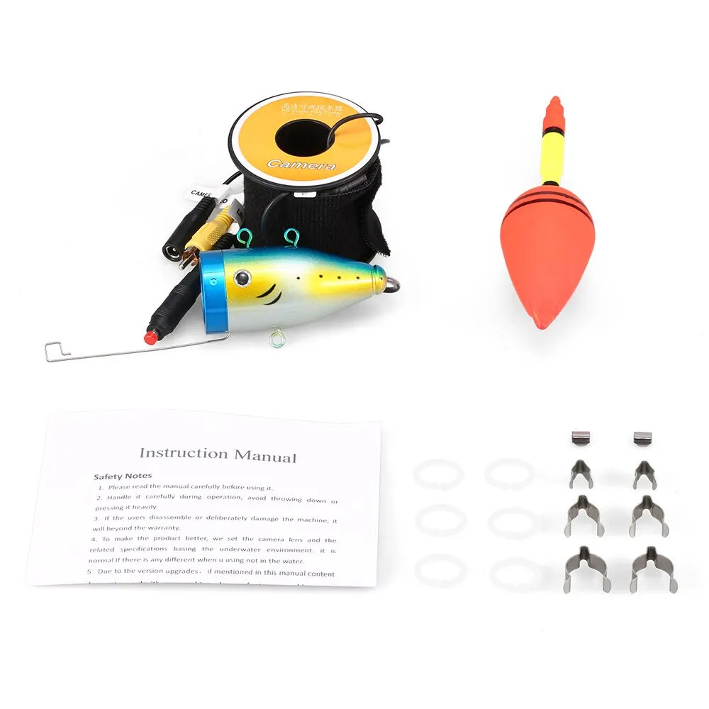 値段 水中釣りカメラ24 Led魚の形ボート氷の魚ファインダーアクセサリー15メートル/30メートル/50メートルケーブル