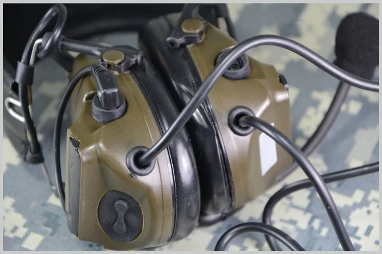 Тактические наушники TCA ComTac III Dual Com с шумоподавлением|Рации| |