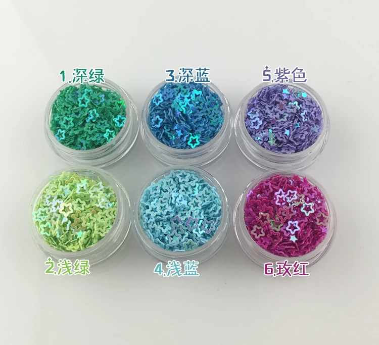 Новинка 3 коробки/партия разноцветные полые пятиугольные цветущие сливы