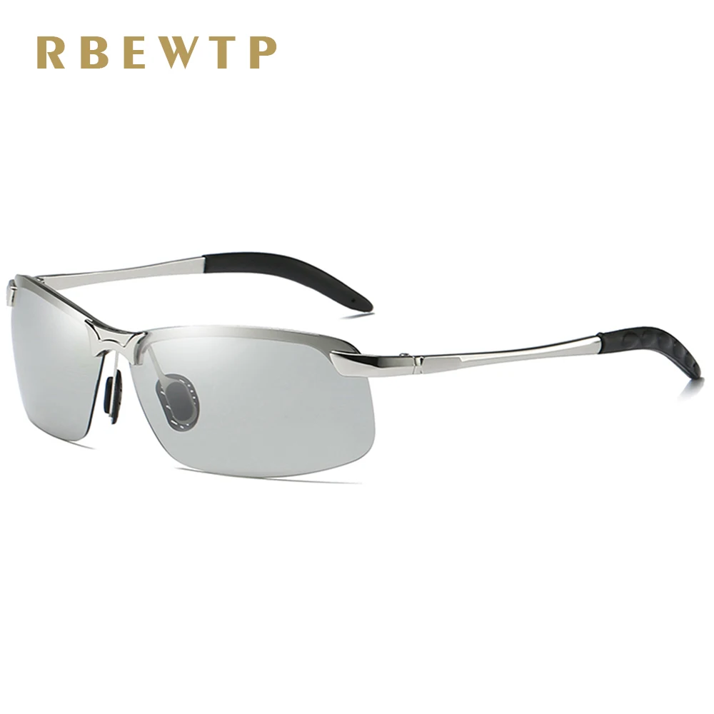 Мужские фотохромные очки RBEWTP поляризационные для ночного вождения UV400 2019 |