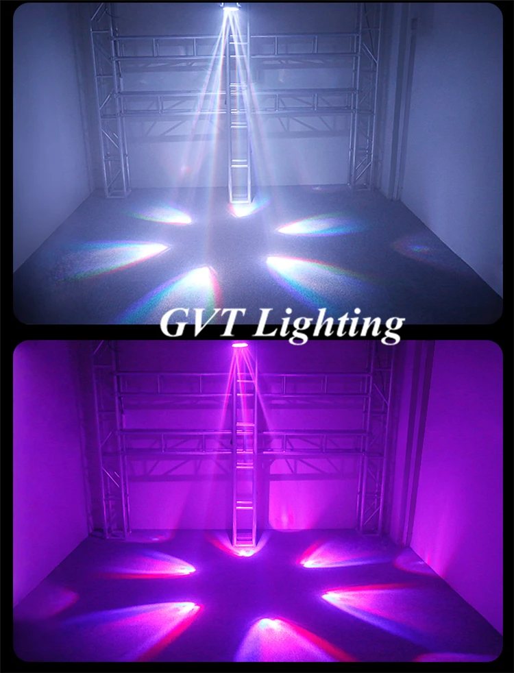 4 шт./лот светодиодный мини-светильник пчелиный глаз с движущимся световым лучом