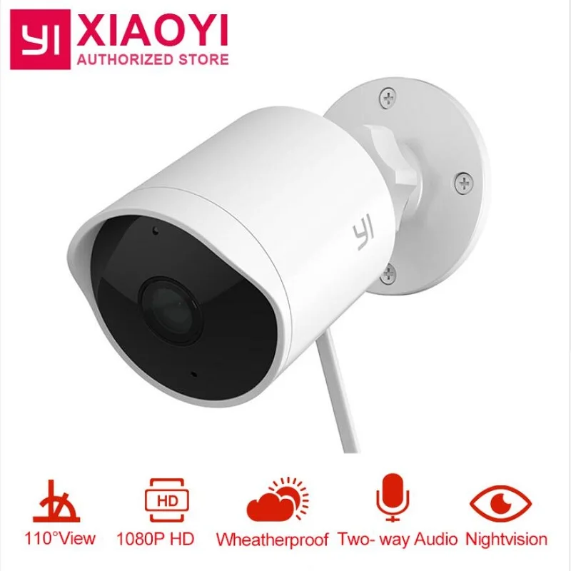 YI уличная камера безопасности облачная беспроводная IP 1080p Разрешение