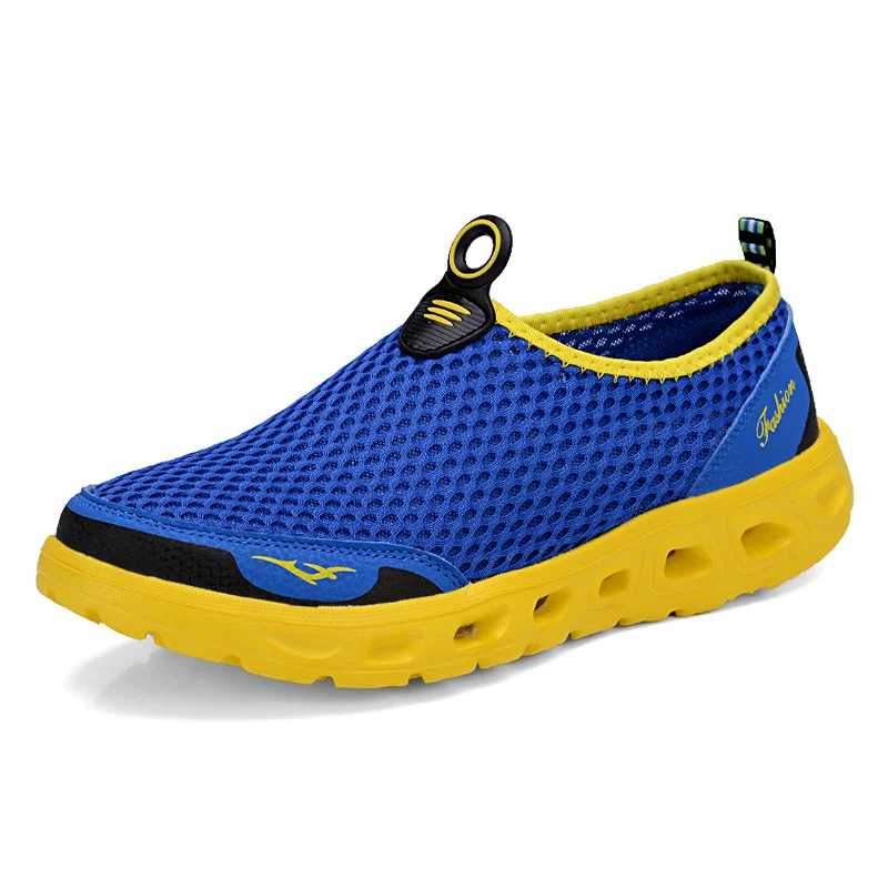 Aqua мужские кроссовки; женская обувь для пляжа моря для ходьбы; zapatillas mujer; вождения, рыбной ловли waterschoenen Мужская Спортивная обувь без шнуровки, Дамская обувь