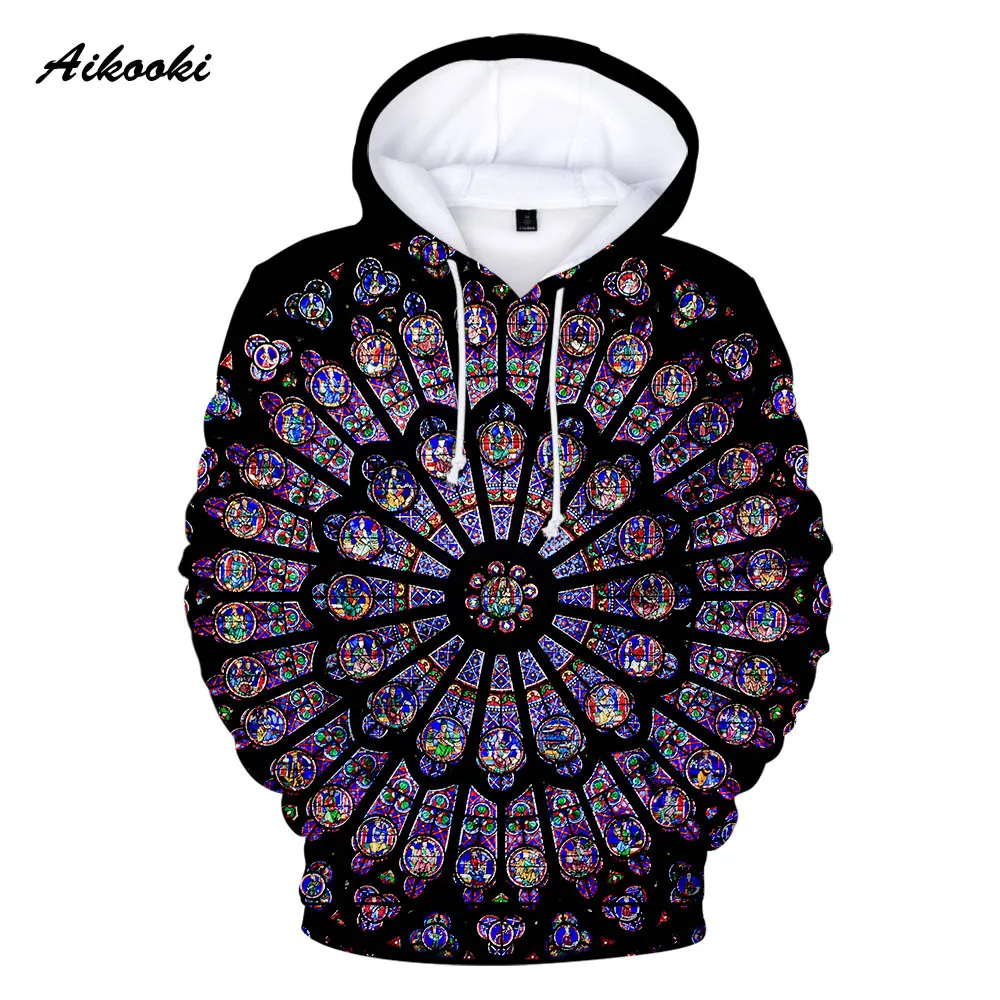 Aikooki Notre Dame de Парижские толстовки мужские/женские мужские с капюшоном s Forever Paris