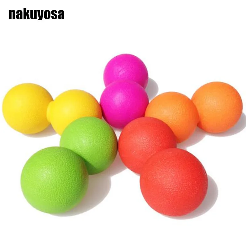 Арахисовый Массажный мяч TPE для массажа спины и ног мячи Лакросса с миофасционным