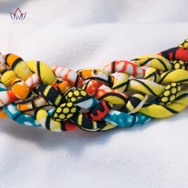 Лидер продаж 2020 Африканский чокер Дашики ручной работы ожерелье для женщин 12