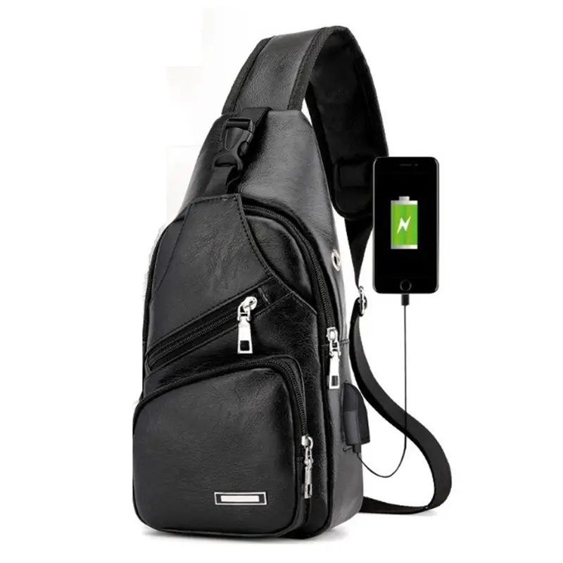 

Новое поступление, мужские сумки через плечо, нагрудный пакет, USB зарядка, USB зарядка, сумки через плечо, Мужская противокражная нагрудная су...