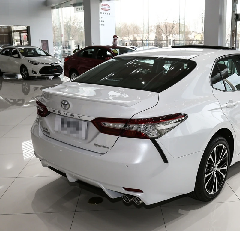 Автомобильные аксессуары для Toyota Camry, автомобильный Стайлинг, внешний, высокое качество, АБС пластик, неокрашенный, грунтовка, заднее крыло, спойлер, крышка