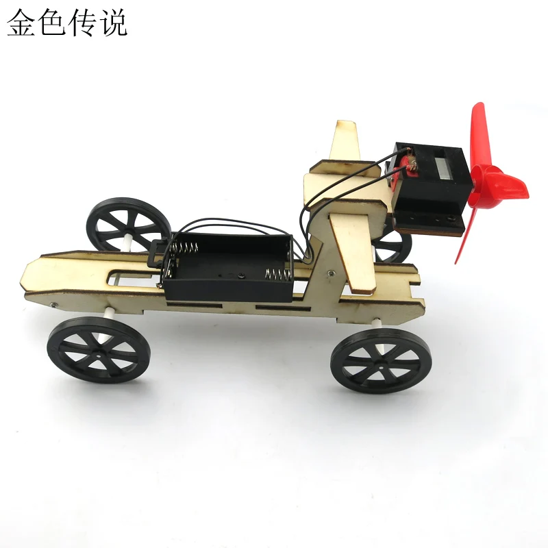 F17922 DIY Собранный деревянный автомобиль головоломка игрушки научная модель для