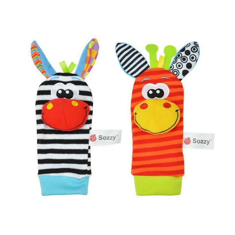 Носки-погремушки Sozzy для младенцев детей игрушки-погремушки погремушки на