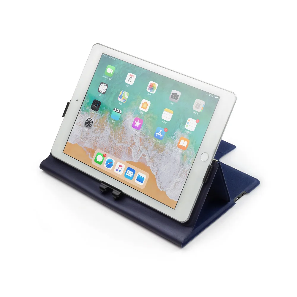 Чехол для Apple iPad 9 7 2018/2017/Pro 7/Air/Air2 с русской/Иврит/испанский 7-цветной светодиодной