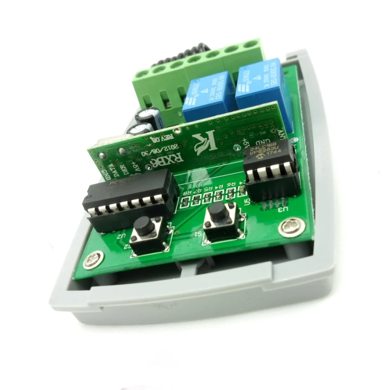 2 канальный 12 V 24 DC Универсальный RF приемник непрерывно изменяющийся код