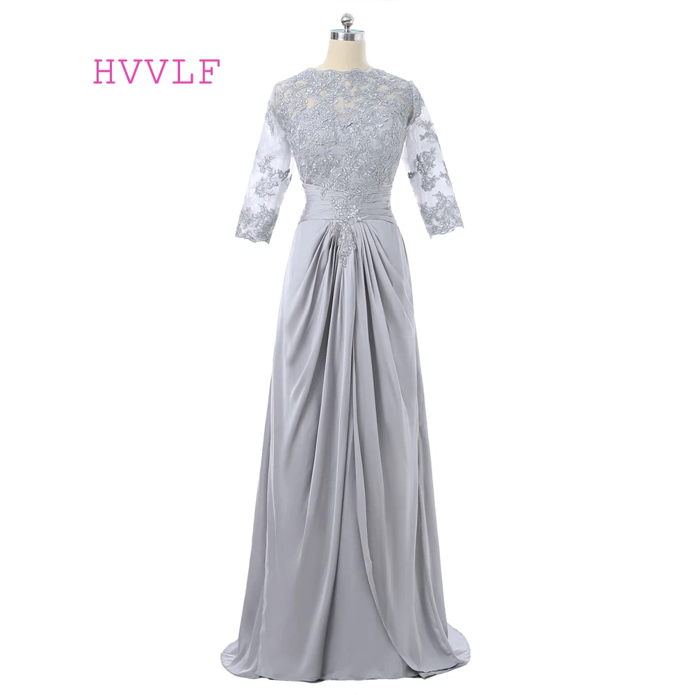 

Black White 2018 Mother Of The Bride Dresses A-line Satin Lace With Jacket Plus Size Groom Formal Mother Dresses For Wedding