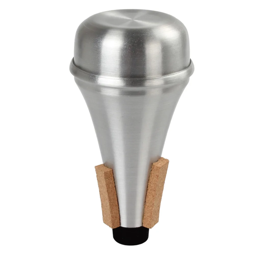 

High-quality Professional Durable Aluminum Alloy Trumpet Mute Trumpet Straight Sourdine Silver Color for All Type Trumpets