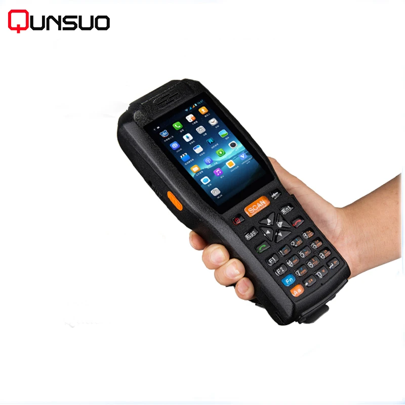 Сканер штрих кода с сенсорным экраном android pda handhelds считывателем