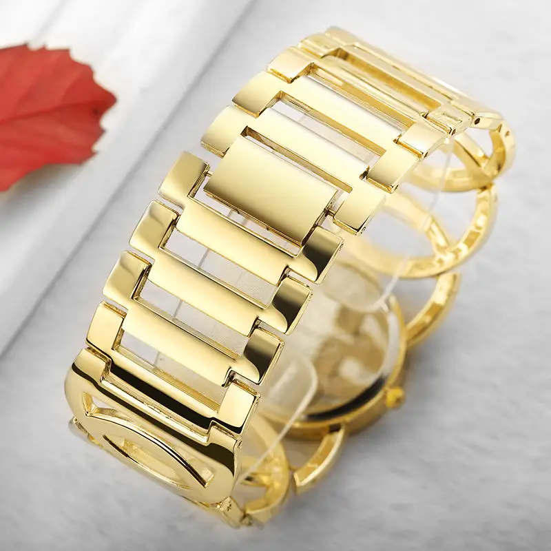 GINAVE женские кошельки Дамы Моды Кварцевые Часы Женщины Горный Хрусталь Платье