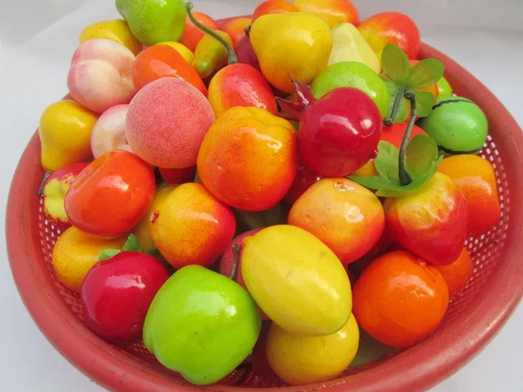 8 шт./лот Мини имитация Пены Искусственные фрукты и овощи кухонные игрушки для