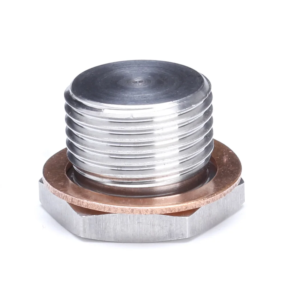 CNSPEED 304 нержавеющая сталь O2 штекер для датчика кислорода M18 X 1 5 Thread подходит