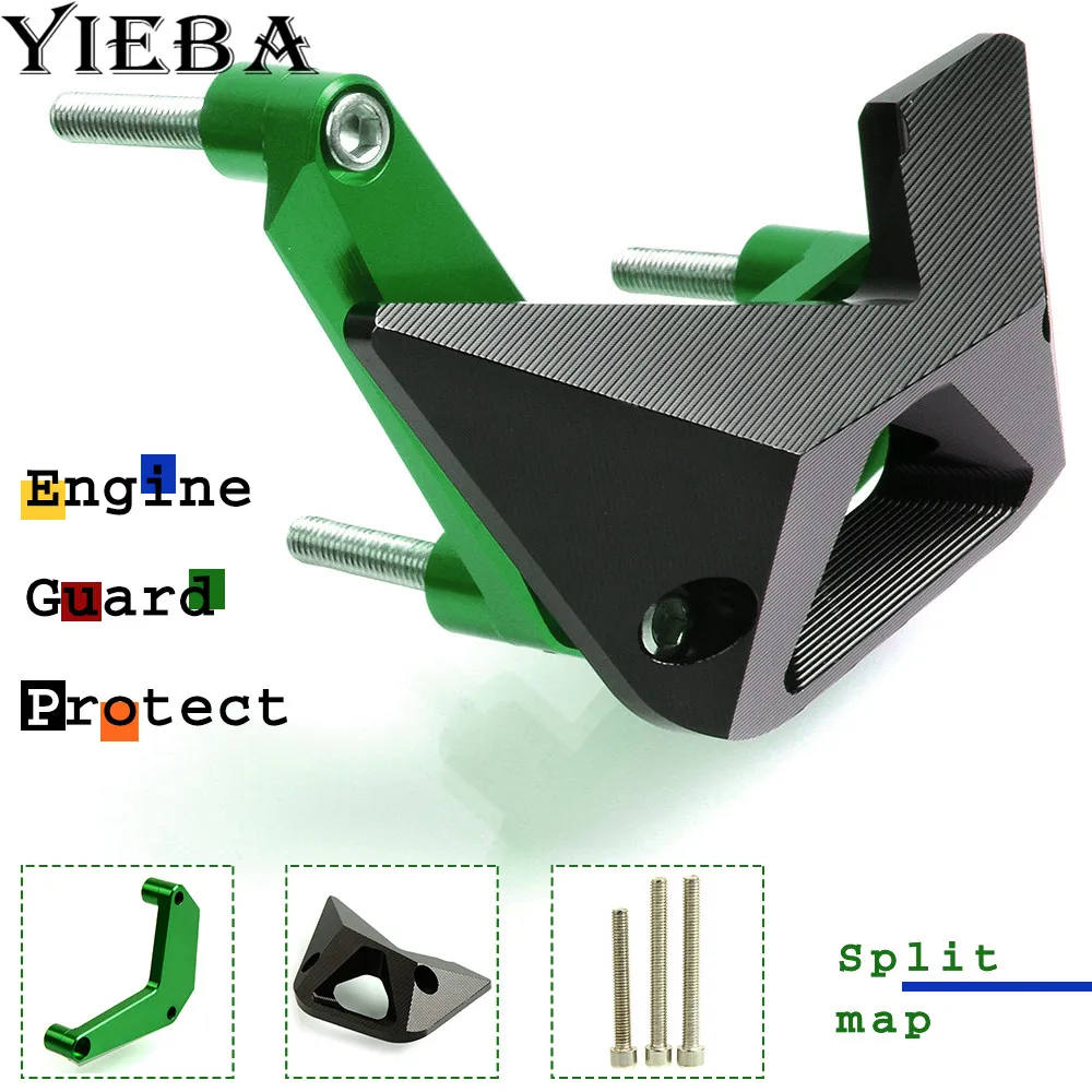 Алюминиевый слайдер двигателя CNC для KAWASAKI Z900 Z1000 2010 2011 2012 2013 2014 2015 2016 2017 защитная