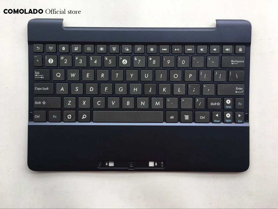 Английская Клавиатура США с C оболочкой для ASUS TF300 TF300T темно синяя подставкой topcase
