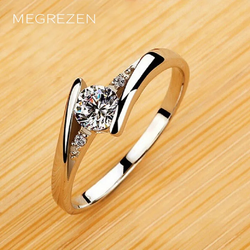 Женские обручальные кольца размер от 5 до 10 модные ювелирные изделия Anelli Donna