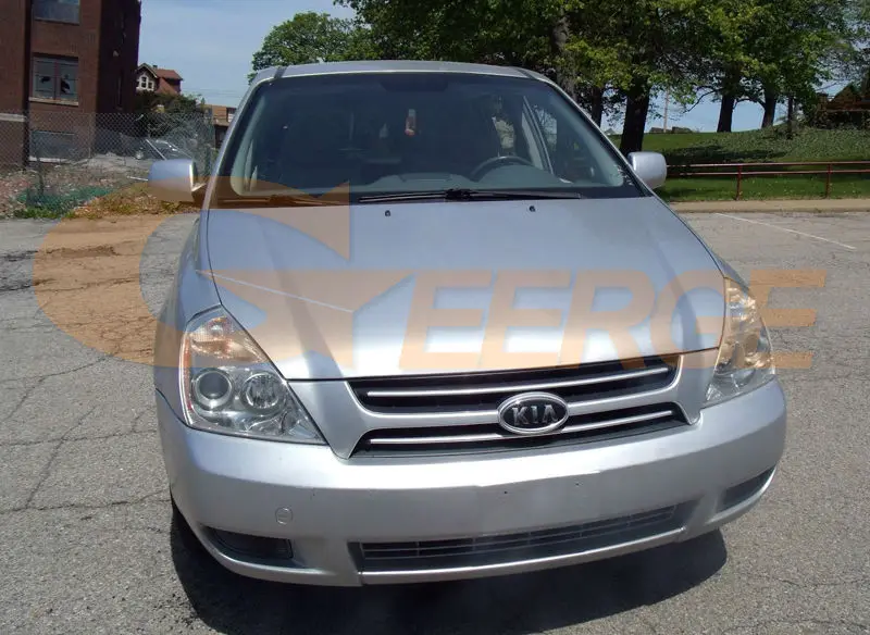 Для Kia Sedona 2006 2007 2008 2009 2010 2011 2012 2013 Отлично CCFL Ангельские глазки комплект Ультра яркое освещение Halo Кольцо