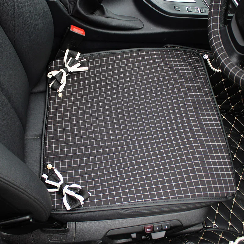 Классический Клетчатый универсальный чехол подушки сиденья автомобиля для