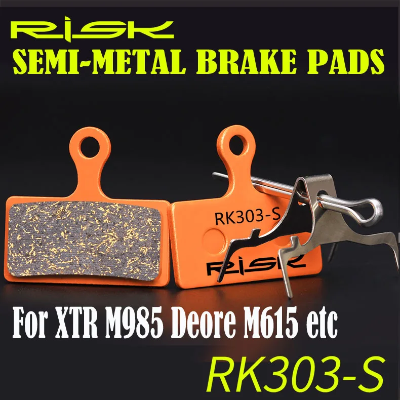 2 пары полуметаллических тормозных колодок для велосипеда SHIMANO XTR M985 988 XT M785 SLX M666